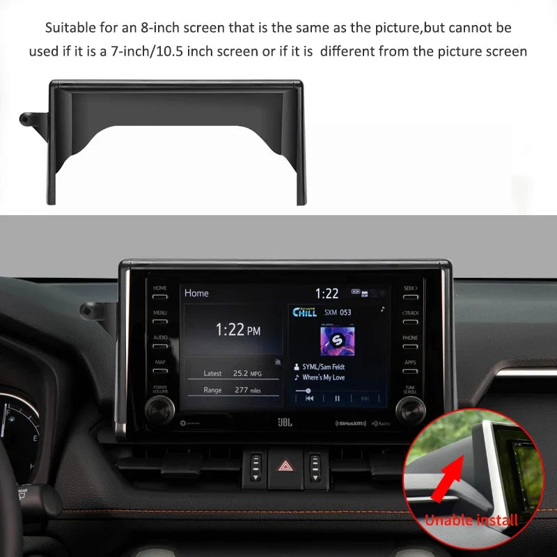 Wireless Charging Car Phone Holder for Toyota RAV4 8-in Screen