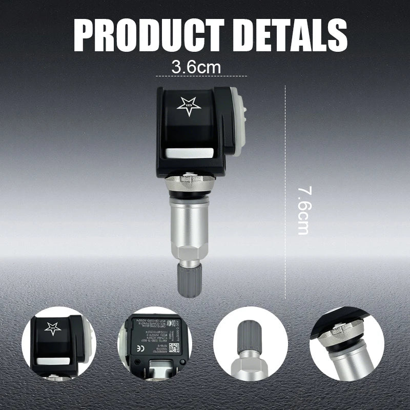 433MHz TPMS Sensor for Mercedes-Benz C E G S CLS GT-S AMG | A0009052102