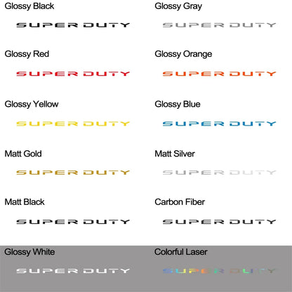 Tail Box Label Decal for Ford Super Duty F-250 / F-350 (2017–2021) | Pickup Vinyl Sticker