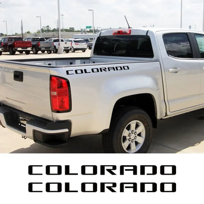 Rear Trunk Side Decal for Chevrolet Colorado | 2-Piece Pickup Truck Vinyl Graphic