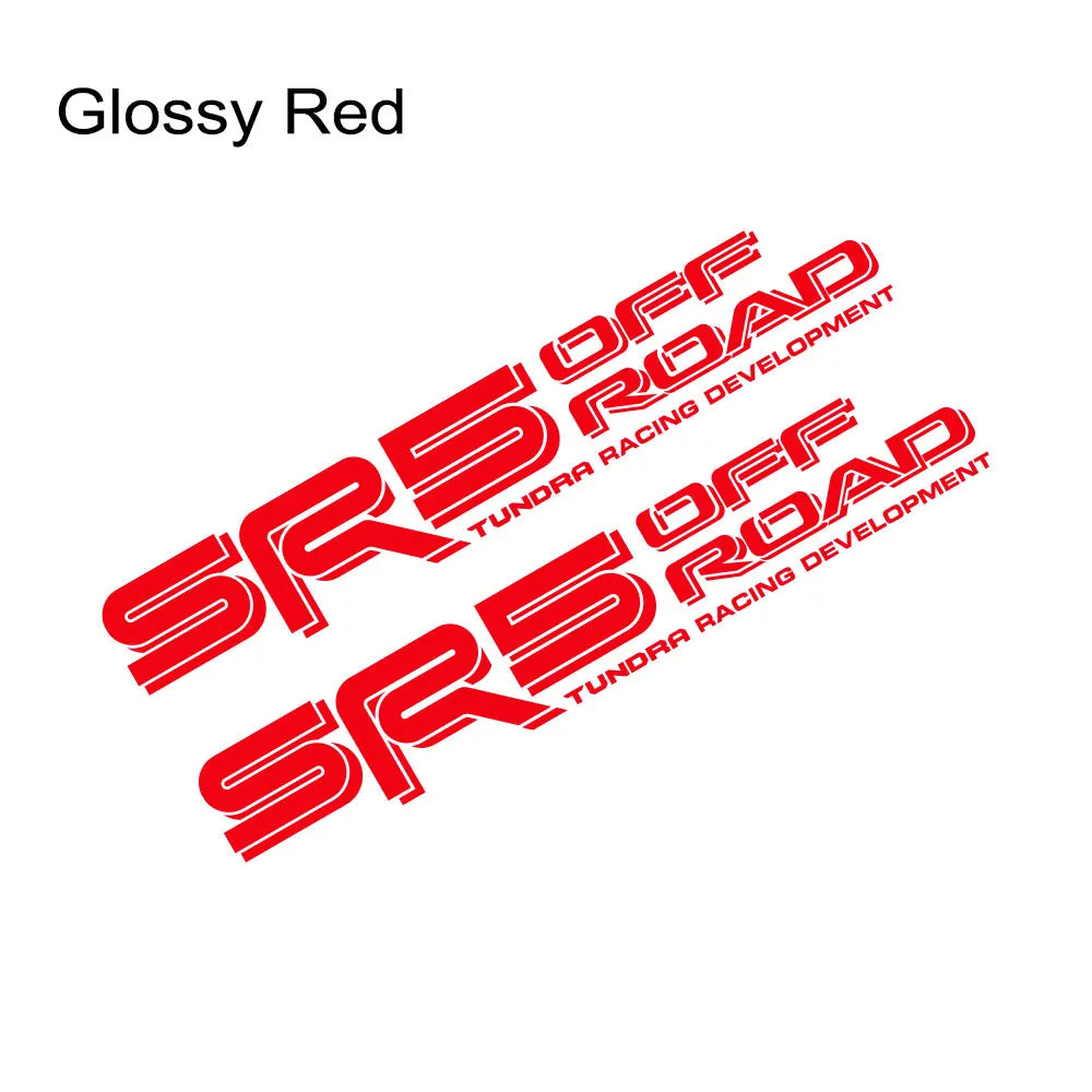 Trunk Side 4x4 Off-Road Decal for Toyota Tundra TRD / SR / SR5 | Pickup Bed Vinyl Sticker