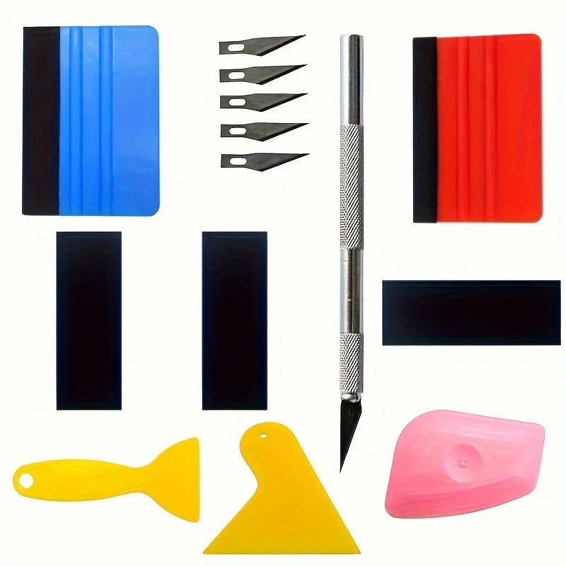 Car Vinyl Wrap Tool Kit | Squeegee, Scraper & Foil Tools for Auto Wrapping