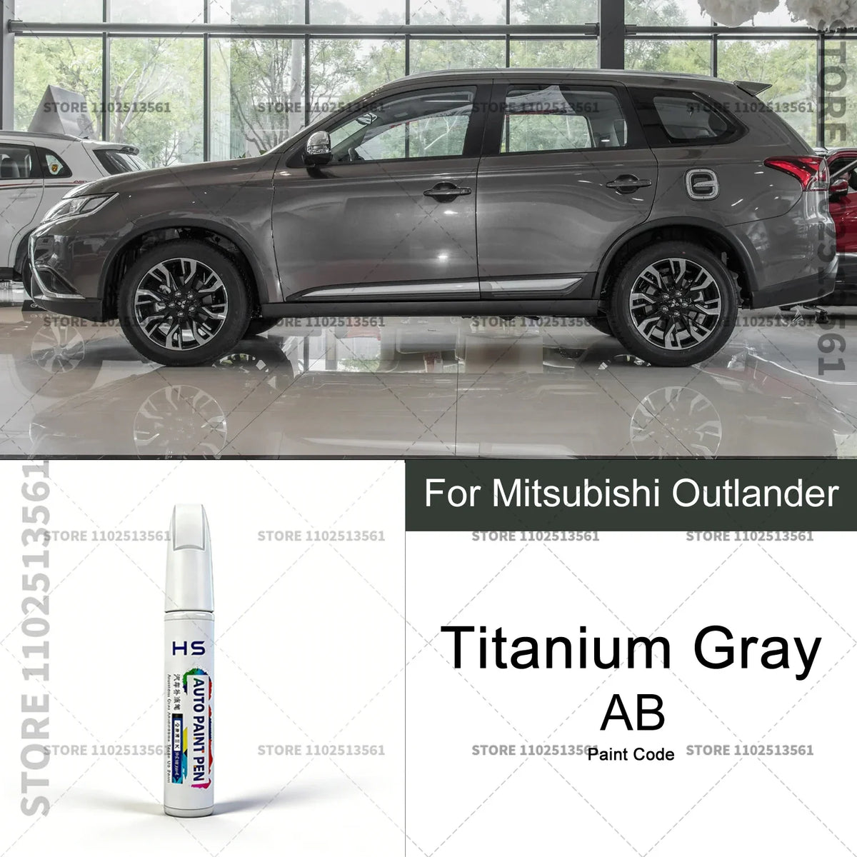 Mitsubishi Outlander Paint Touch Up Pen W17 W85 P26 AB