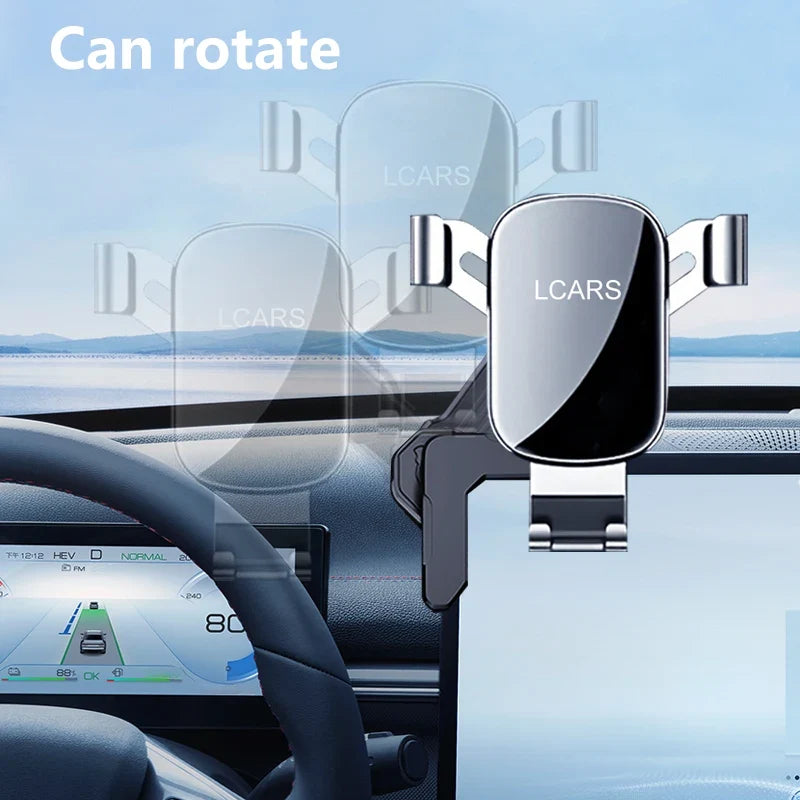 Phone Holder for Tesla Model 3/Y Center Console Gravity Sensing