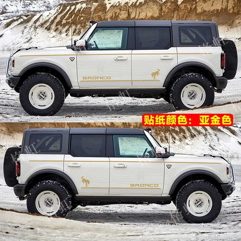 Fashion Sport Custom Appearance Modified Vinyl Decal Kit for Ford Bronco | KK Wrap