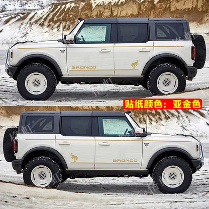 Fashion Sport Custom Appearance Modified Vinyl Decal Kit for Ford Bronco | KK Wrap