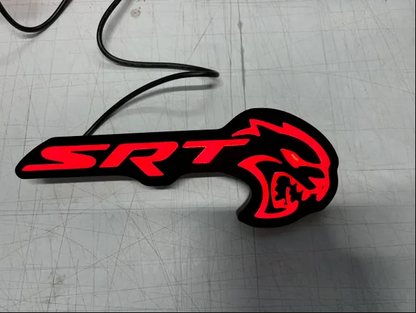 2015-2023 SRT Hellcat RGBW Flow Series LED Badge Emblem Logo
