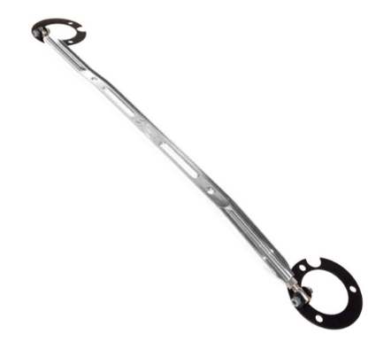 Megan Racing Strut Tower Bars Front Upper for 1995-1999 Mitsubishi Eclipse Race-Spec Aluminum Anodized Blue