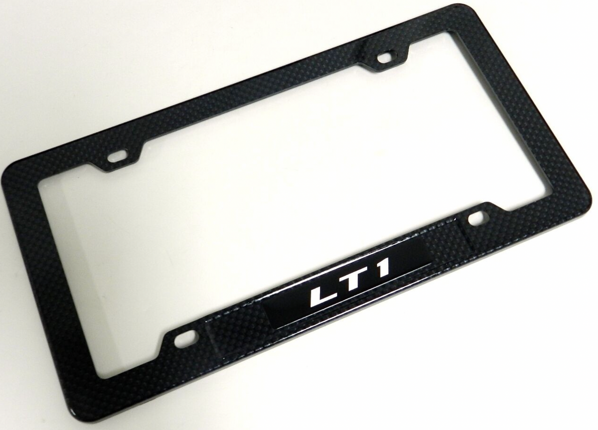 Camaro LT1 Hydro-dipped Carbon Fiber License Plate Frame