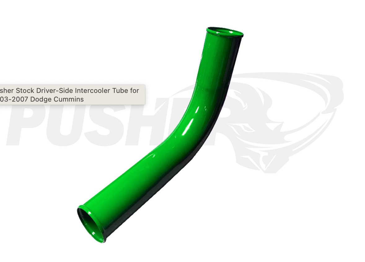 Pusher Stock Driver-Side Intercooler Tube for 2003-2007 Dodge Cummins