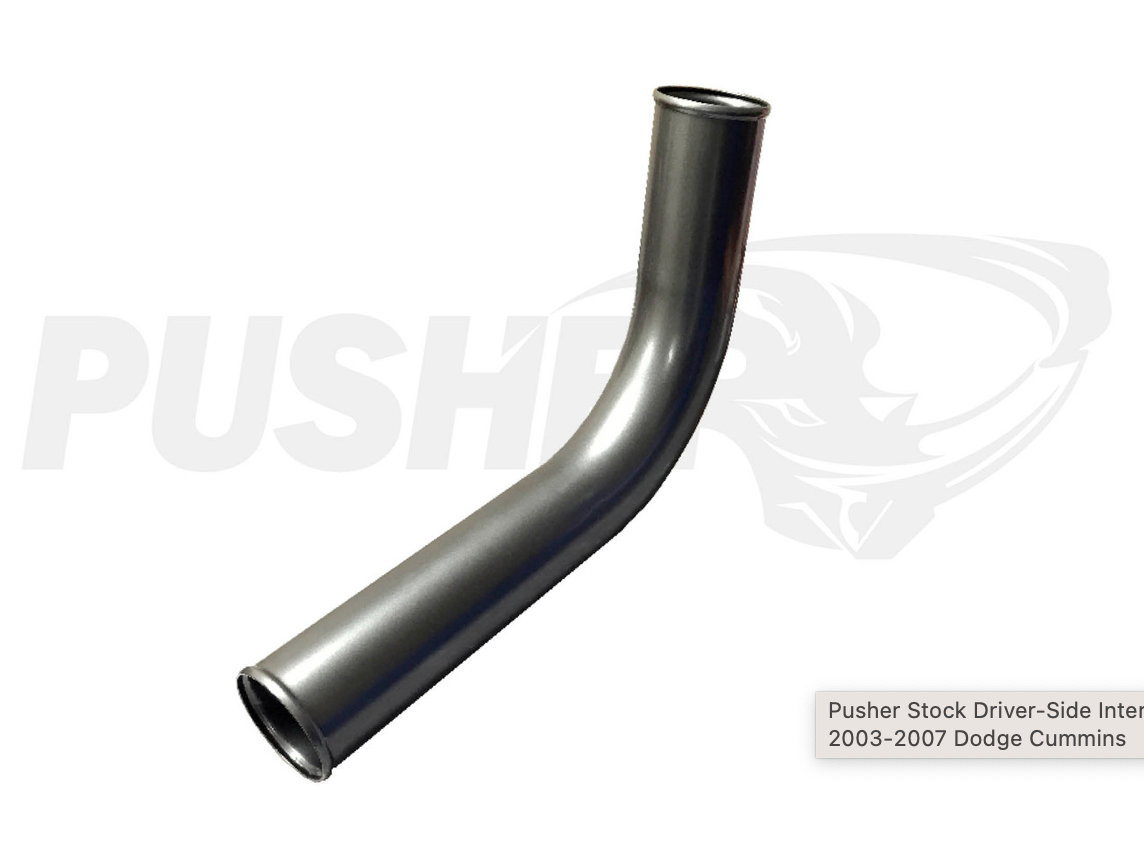 Pusher Stock Driver-Side Intercooler Tube for 2003-2007 Dodge Cummins
