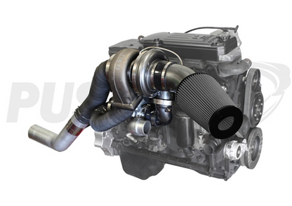Pusher High Mount Compound Turbo System for 2007.5-2009 Dodge Ram 6.7L Cummins Trucks