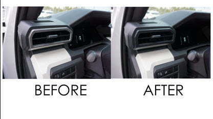 VENT TRIM 3 PC (2024+ TACOMA / 2025+ 4RUNNER) - BLACK