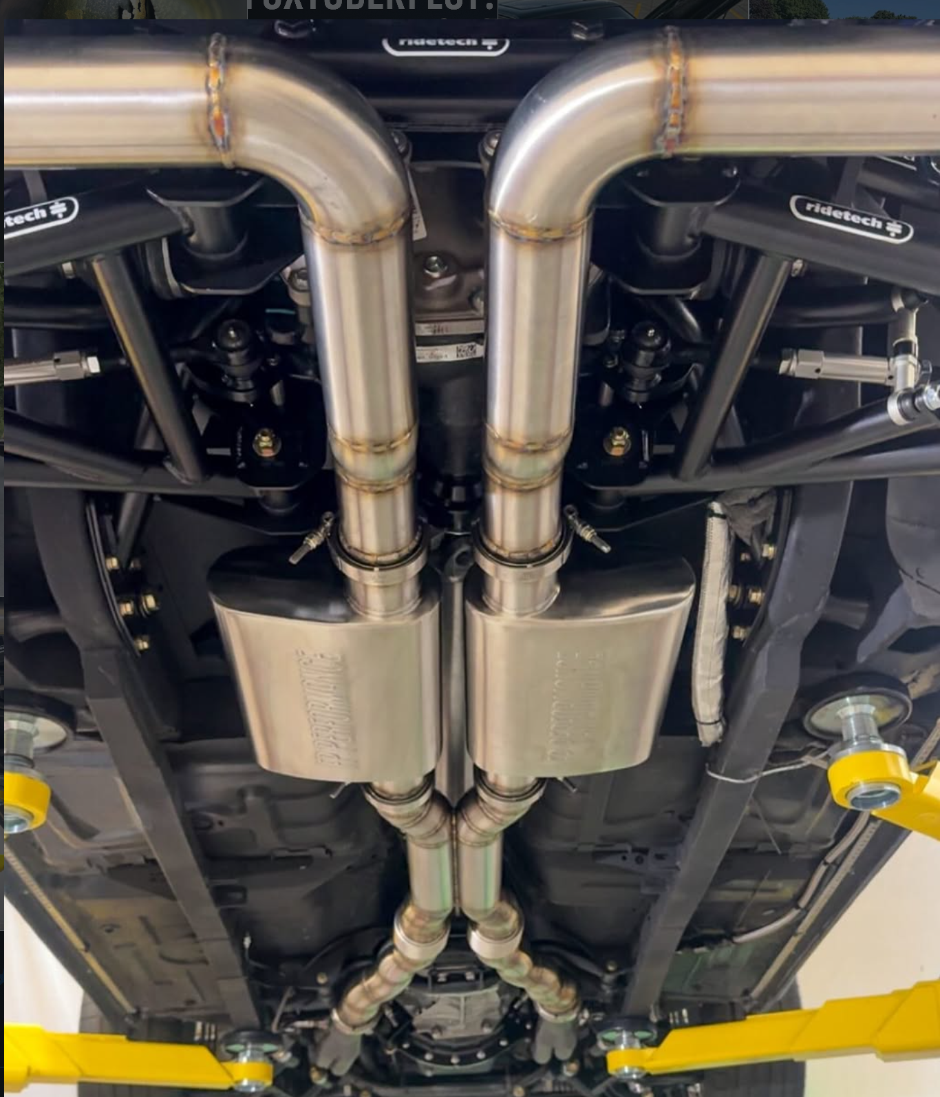 FP Performance Street Series Chambered Muffler – Same-Side Offset/Offset – Mustang Cobra IRS – (PRE-ORDER NOW)