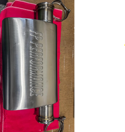 FP Performance Street Series Chambered Muffler – Same-Side Offset/Offset – Mustang Cobra IRS – (PRE-ORDER NOW)