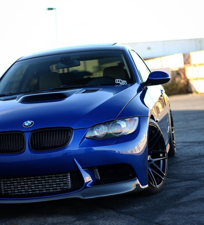 AP V1 CARBON FIBER FRONT LIP - E90 3-SERIES (M-TECH M3 STYLE BUMPER)
