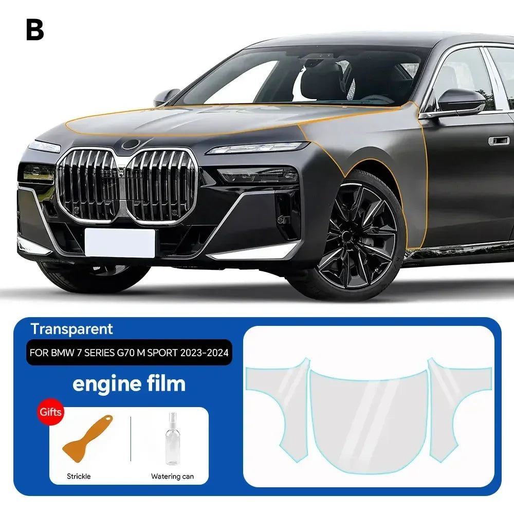 Precut PPF for BMW 7 Series G70 / M Sport (2023–2025) | TPU Paint Protection Film Clear Bra