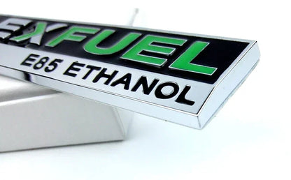 Flex Fuel Metal 3D Car Stickers