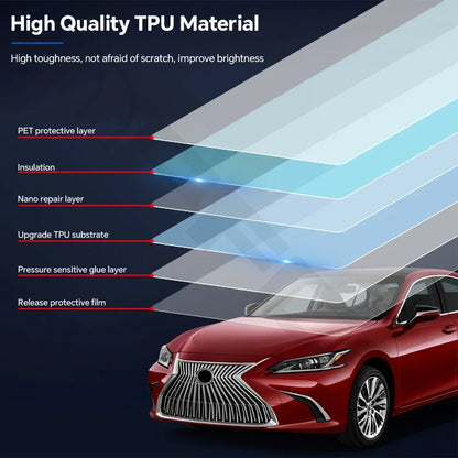 Precut PPF for Lexus ES 250 / 300h / 350 (2019–2023) | TPU Paint Protection Film Clear Bra