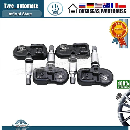 TPMS Tire Pressure Sensors Set of 4 for Lexus GS ES LS | 42607-50010 42607-50011