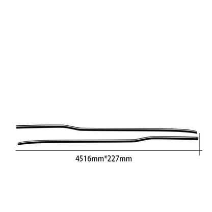 Full-Coverage Racing Stripe Kit | Door Side, Hood, Rear, Waistline & Skirt Vinyl Decal