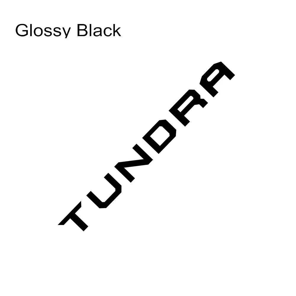 Tailgate Insert & Indent Letter Decal for Toyota Tundra (2014–2019) | Vinyl Pickup Sticker