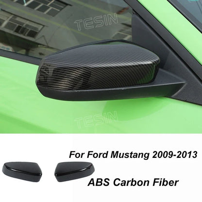 Carbon Fiber Grain Interior & Exterior Decoration Sticker for Ford Mustang (2009-2014) | Kit