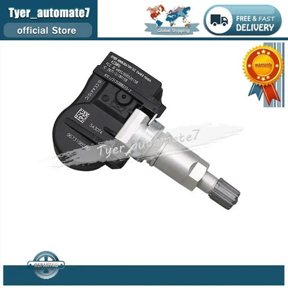 4Pcs TPMS Tire Pressure Sensor 433MHz 9673198580 | For Citroen C4 C5 C6 C8 Peugeot 207 307 407 508 607 807 1007