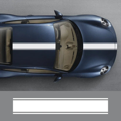 Universal Sport Hood Cover & Side Graphic Vinyl Wrap | Auto Tuning Sticker