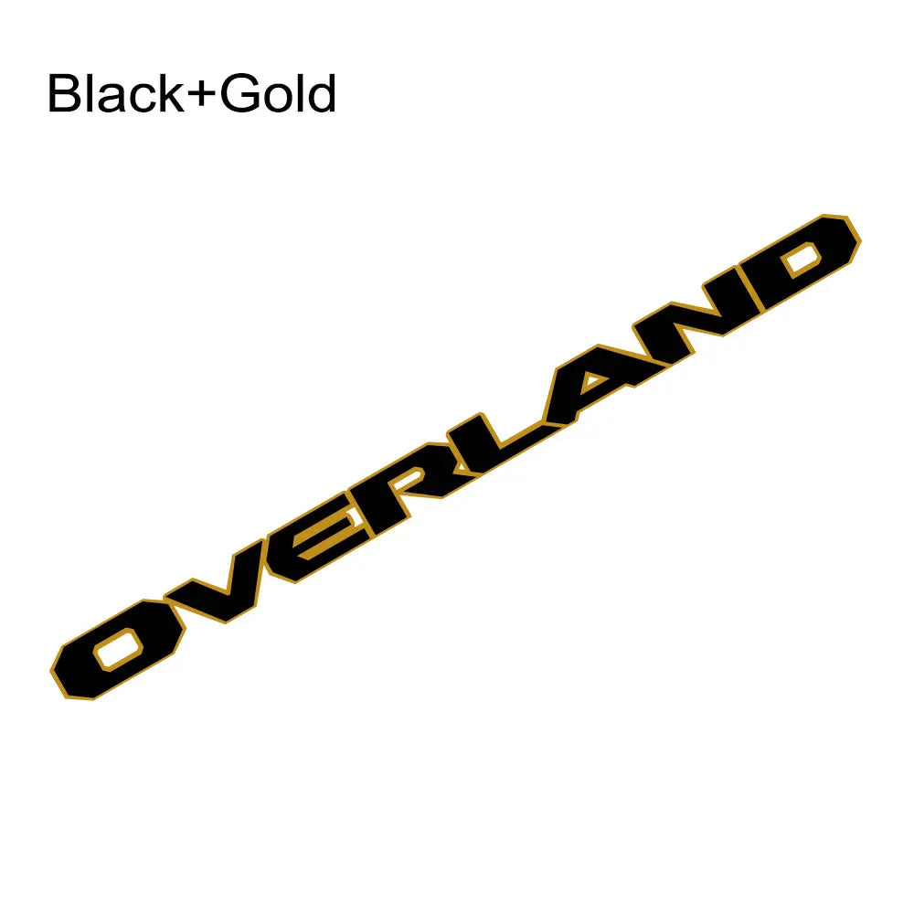 Engine Hood Decal for Jeep Gladiator Overland | Pickup Truck Vinyl Sticker Graphic