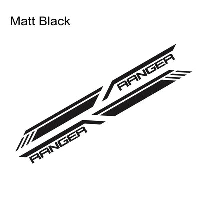 Side Stripe Decal for Ford Ranger Raptor T6 / XLT / T7 / T8 | Pickup Bed Vinyl Graphic