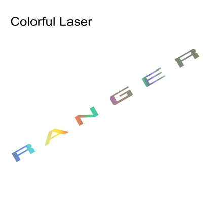 Tailgate Insert & Indent Letter Decal for Ford Ranger (2019–2021) | Vinyl Truck Sticker