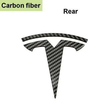 Zinc Alloy Front Hood Logo Sticker for Tesla Model 3 / Model Y | Auto Body Styling Emblem