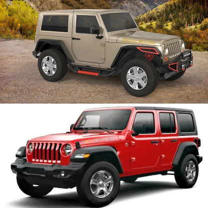 Jeep Wrangler Hood & Side Vinyl Decal – Motor Graphic Bonnet Sticker | JK, JL, TJ, Unlimited
