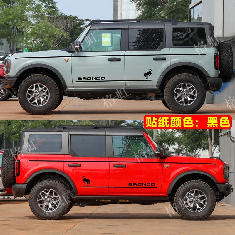 Fashion Sport Custom Appearance Modified Vinyl Decal Kit for Ford Bronco | KK Wrap