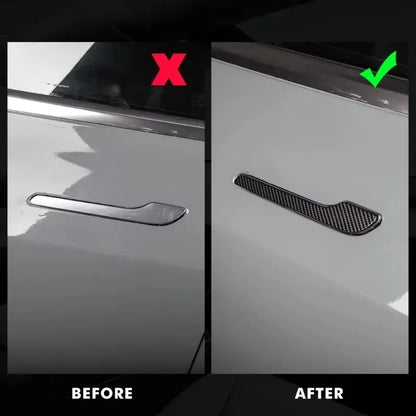 Tesla Model 3 Y Door Handle Protector Stickers ABS 4PCS