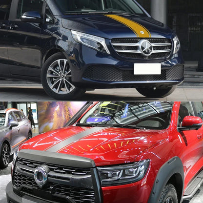 Universal Sport Hood Cover & Side Graphic Vinyl Wrap | Auto Tuning Sticker