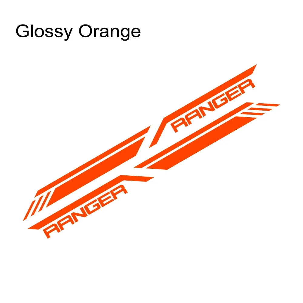 Side Stripe Decal for Ford Ranger Raptor T6 / XLT / T7 / T8 | Pickup Bed Vinyl Graphic