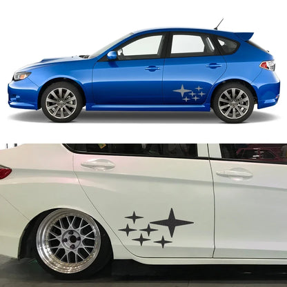 Creative Star Door Side Decal for Subaru Impreza / WRX / STI GDB | 2-Piece Vinyl Sticker