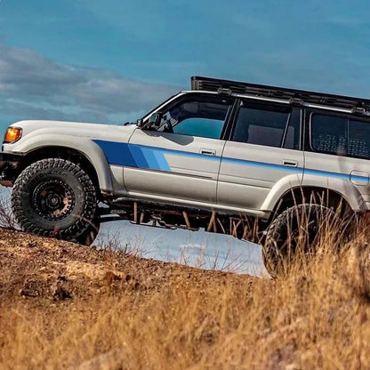 Off-Road Body & Waistline Stripe Decal Kit for Toyota Land Cruiser LC80 | Exterior Vinyl Graphics