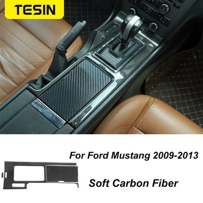 Carbon Fiber Grain Interior & Exterior Decoration Sticker for Ford Mustang (2009-2014) | Kit