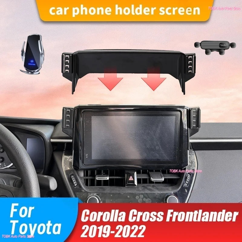 Dual Phone Holder Bracket For Toyota Corolla 2019-2022