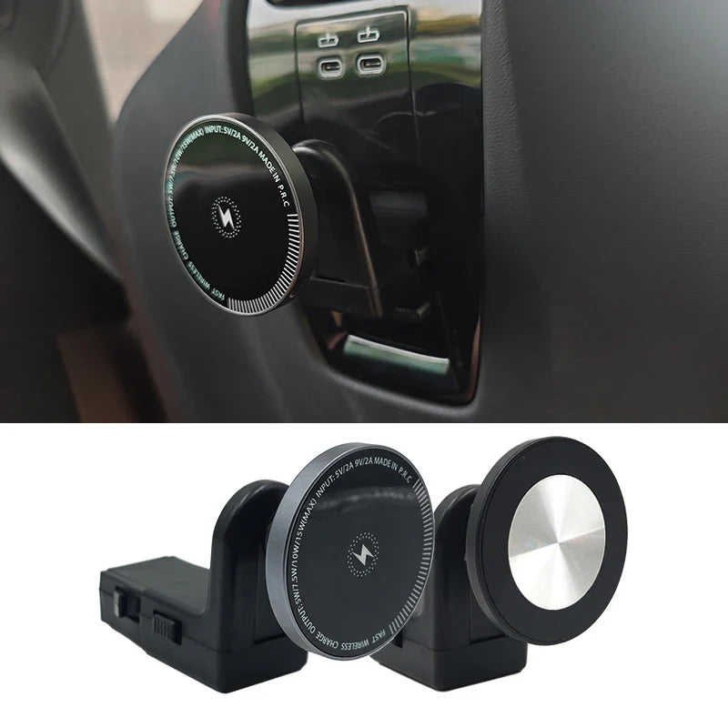 Phone Holder 15W Wireless Charger for BMW IX X5 X6 X7 2023-2025