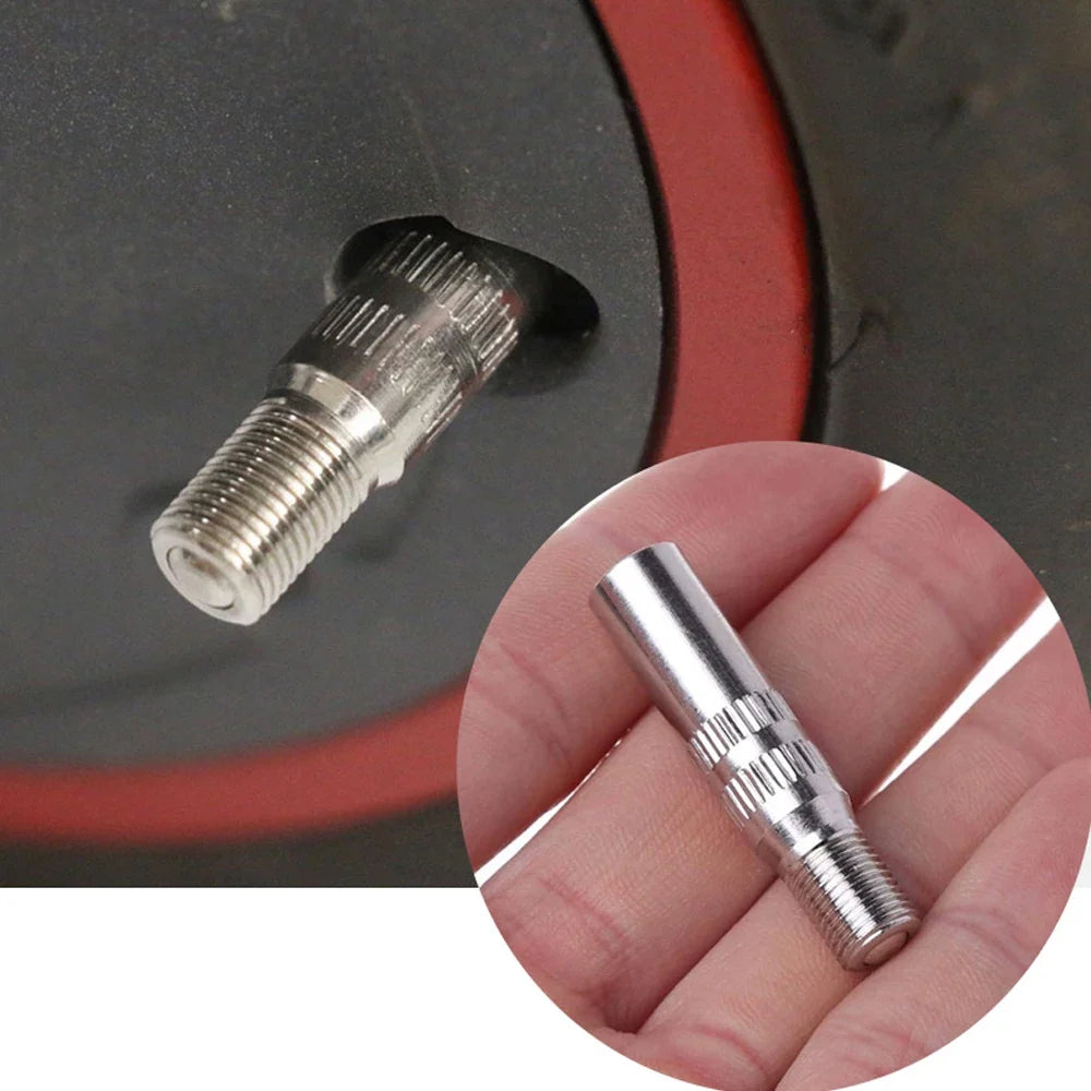 Chrome Plated Brass Screw-on Valve Cap Stem Extension | 19mm 25mm 39mm Tire Valve Extender for Cars and Trucks