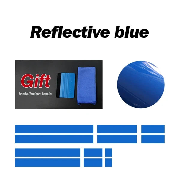 Front-to-Rear Racing Stripe Body Decal Kit | Hood, Roof, Trunk & Bonnet Vinyl Graphics