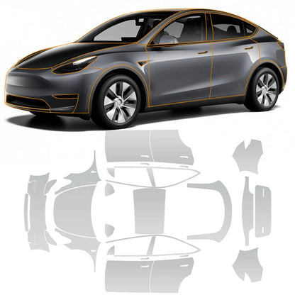 Precut PPF for Tesla Model Y (2020–2024) | 9-Mil TPU Paint Protection Film Clear Bra