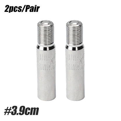 Metal Valve Stem Extenders | Chrome Plated Brass Tire Valve Caps for Cars Trucks Vans