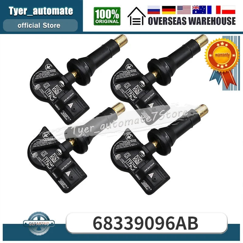 TPMS Tire Pressure Sensor for Jeep Grand Cherokee Grand Wagoneer Wrangler 2021-2022 | 68339096AB