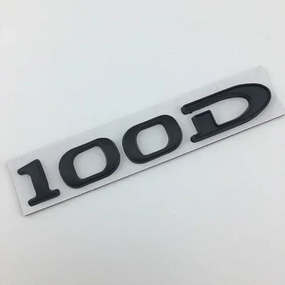 Rear Boot Trunk Tailgate Emblem Badge for Tesla Model 3 / S / X / Y | 75D 85D 90D 100D Sticker