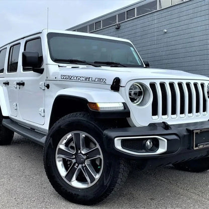 Jeep Wrangler Hood & Side Vinyl Decal – Motor Graphic Bonnet Sticker | JK, JL, TJ, Unlimited
